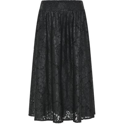 LA ROUGE NEDERDEL, CLARA LACE SKIRT, BLACK